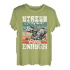 Stress wird durch nicht genug Angeln verursacht, Stressbewusstsein T-Shirt