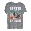 Stress wird durch nicht genug Angeln verursacht, Stressbewusstsein T-Shirt