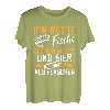 Ich Rette Fische Aus Dem Wassern Und Bier Aus Flaschen Angel T-Shirt