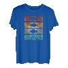Angler Anglerin Fischen Angelhaken Fisch Köder Vintage Motiv T-Shirt