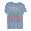 Lustiger personalisierter Name Shirt Kings Are Named Diego T-Shirt