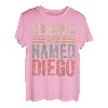 Lustiger personalisierter Name Shirt Kings Are Named Diego T-Shirt