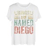Lustiger personalisierter Name Shirt Kings Are Named Diego T-Shirt
