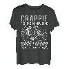 Herren Crappie Angelköder, Köder, Angelköder, Rutenfische T-Shirt