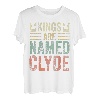 Lustiger personalisierter Name Shirt Kings Are Named Clyde T-Shirt