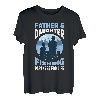 Vater und Tochter Angeln Partner für den Vatertag T-Shirt