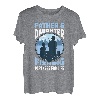Vater und Tochter Angeln Partner für den Vatertag T-Shirt