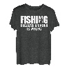 Fishing Lustiges Angler Angeln Männer T-Shirt