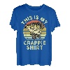 Herren Dieses My Crappie-Shirt Reel Cool Papa Bass Dad Lustiges Angeln T-Shirt