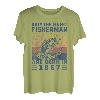 65 Jahre alter Angler 1957 65. Geburtstag Vintage T-Shirt