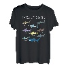 9 Arten von Haien T-Shirt, pädagogisch, bunt, Ozean T-Shirt