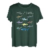 9 Arten von Haien T-Shirt, pädagogisch, bunt, Ozean T-Shirt