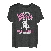 Einige Mädchen spielen mit Puppen, echte Mädchen gehen angeln! T-Shirt T-Shirt