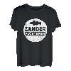 Herren Angler & Fischer Spruch lustig - ZANDER angeln Männer angel T-Shirt