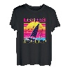 Newport RI Retro 80er Jahre Style Souvenir Beach T-Shirt