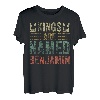 Kings Are Named Benjamin Shirt Lustiger Personalisierter Name T-Shirt
