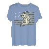 Angeln Camouflage US Amerikanische Flagge Barsch Fisch Angler Camo T-Shirt