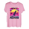 Miami Retro 80er Jahre Stil Souvenir Strand T-Shirt