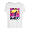 Miami Retro 80er Jahre Stil Souvenir Strand T-Shirt