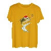 Lustiger Barsch Angeln Weihnachtsmann Hut Weihnachten Pyjama Angler Fisch T-Shirt
