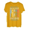 Das Leben ist wie ein Spiel, aber Angeln ist ernst T-Shirt