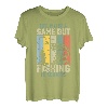 Das Leben ist wie ein Spiel, aber Angeln ist ernst T-Shirt