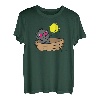 Katzenangeln auf dem Boot bei Sonnenuntergang T-Shirt