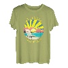 St. Lucia Retro Sonnenuntergang & Strandurlaub T-Shirt