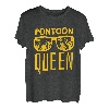 Sommer Flamingo Pontoon Queen T-Shirt
