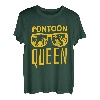 Sommer Flamingo Pontoon Queen T-Shirt