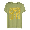 Sommer Flamingo Pontoon Queen T-Shirt