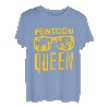 Sommer Flamingo Pontoon Queen T-Shirt