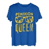 Sommer Flamingo Pontoon Queen T-Shirt