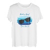 Sandy Hook NJ New Jersey Souvenir Nautical Surfer Grafik T-Shirt