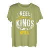 Reel Kings Are Born In April Angeln Geburtstag T-Shirt