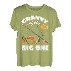 Granny Of The Big One Geburtstag Angeln Thema Bday T-Shirt