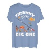 Granny Of The Big One Geburtstag Angeln Thema Bday T-Shirt