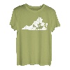 Virginia Bowfishing Geschenk Bowfisher Bogen Angeln Fischer T-Shirt