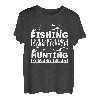 Angeln löst die meisten meiner Probleme, Jagen, den Rest Fischen T-Shirt