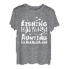Angeln löst die meisten meiner Probleme, Jagen, den Rest Fischen T-Shirt
