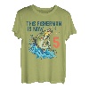 5. Jahre alt Angeln Geburtstag 5. Barsch Fisch Kinder Bday Five T-Shirt