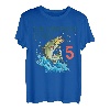 5. Jahre alt Angeln Geburtstag 5. Barsch Fisch Kinder Bday Five T-Shirt