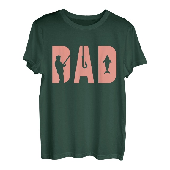 Dad Fishing - Vatertags-Angelgeschenk - Papa Fisherman T-Shirt