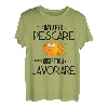 Herren Geschenkidee für Fischer gezwungen zu arbeiten T-Shirt