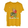 Weihnachten Barsch Angeln Lustiger Weihnachtsmann Reitfisch Angler PJ T-Shirt