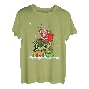 Weihnachten Barsch Angeln Lustiger Weihnachtsmann Reitfisch Angler PJ T-Shirt