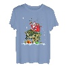 Weihnachten Barsch Angeln Lustiger Weihnachtsmann Reitfisch Angler PJ T-Shirt