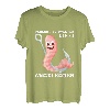 Kinder Tausche Schwester Angelköder Regenwurm Angelzeug Angeln T-Shirt