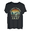 Herren Happy 65th Funny Fishing 1957 Gag Gifts 65 Jahre alter Mann T-Shirt