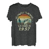 Herren Happy 65th Funny Fishing 1957 Gag Gifts 65 Jahre alter Mann T-Shirt